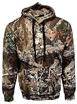 LABEL APPAREL Mens Jungle Print Pullover Hoody Hoodie Camo Camouflage Fishing Hunting Jacket (Medium)