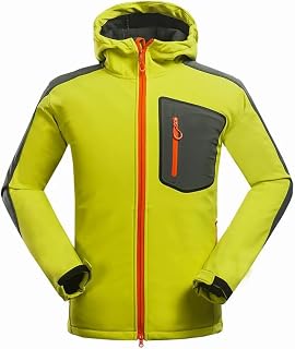 Men Waterproof Hiking Softshell Fleece Jackets Pants Suit Camping Hiking Hunting Trousers Windproof Elastic