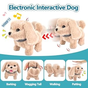 25-Piece Kids Dog Toy Doctor Kit, Interactive Plush Walking Bark Vet Pretend Play Set with Pet Care Backpack - Ideal Gift for 3-7-Year-Old Girls and Boys 25-Piece Kids Dog Toy Doctor Kit, Interactive Plush Walking Bark Vet Pretend Play Set with Pet Care Backpack – Ideal Gift for 3-7-Year-Old Girls and Boys