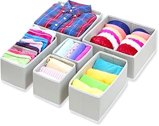 Simple Houseware Foldable Cloth Storage Box Closet Dresser Drawer Divider Organizer Basket Bins