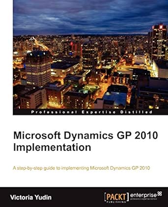 Microsoft Dynamics GP 2010 Implementation book cover