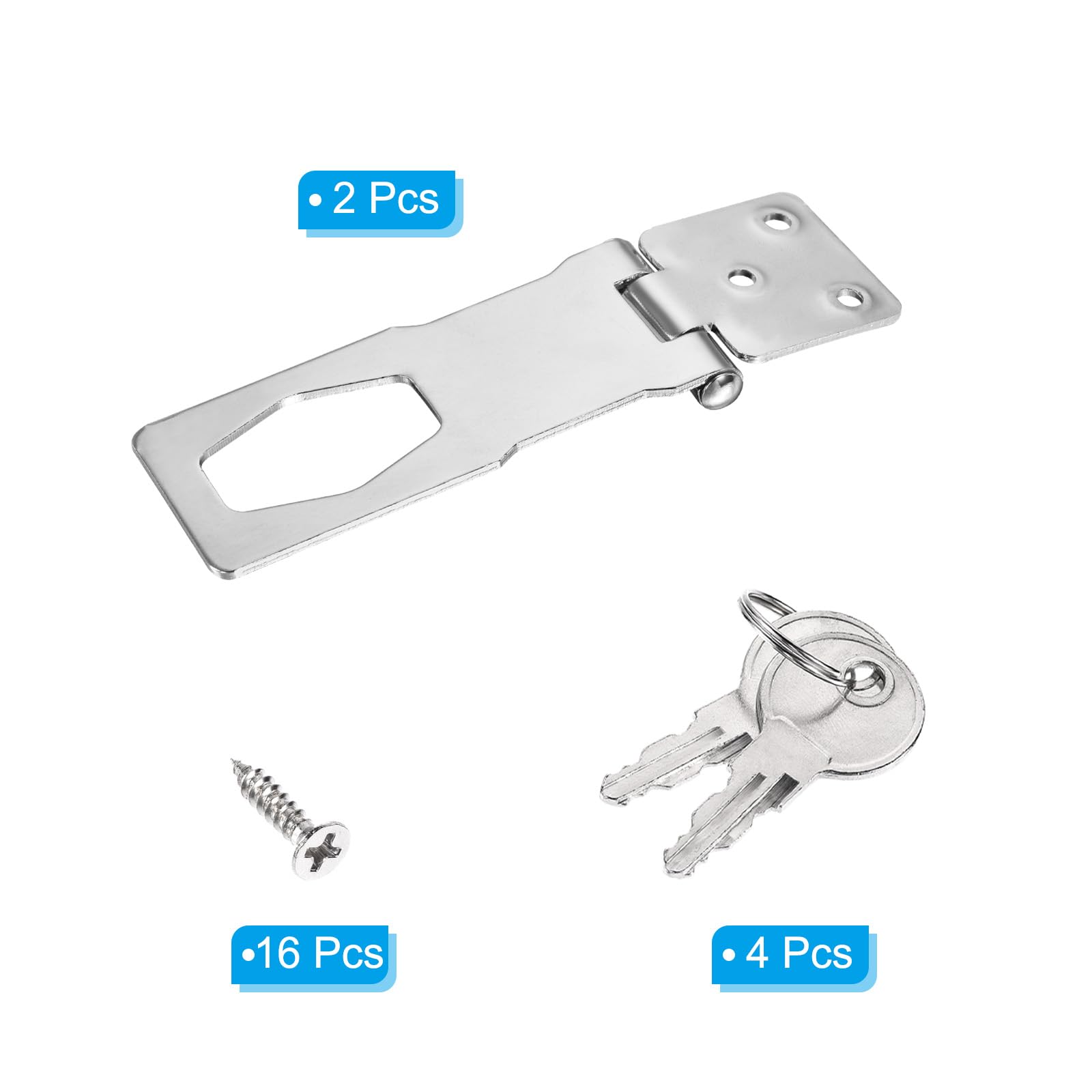 PATIKIL Keyed Hasp Locks - Image 3