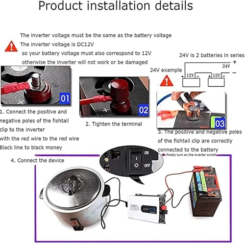 Onduleur onde sinusoïdale pure 8000W protégeant vos appareils - 8