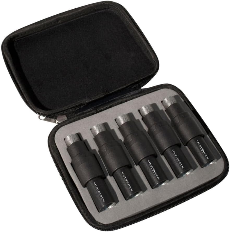 Ultimate Support QR-5 Five QuickRelease Adapters for Microphone Stands and Microphone Clips w/Carrying Case