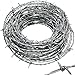 Real Barbed Wire 60ft 15.5 Gauge - Great for Crafts, Fences, and Critter Deterrent