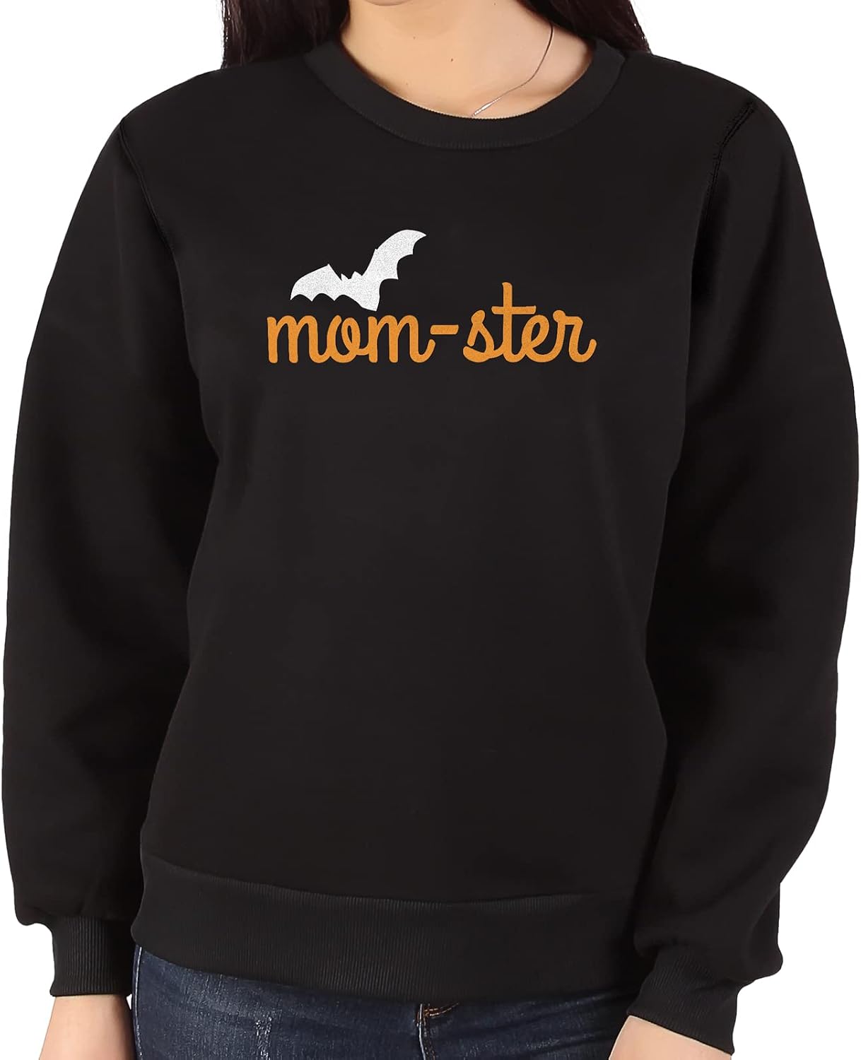 GotPrint Monster Halloween Sweatshirt, Funny Halloween Sweater, Womens Long Sleeve Oversized Pullover Crewneck Sweatshirts