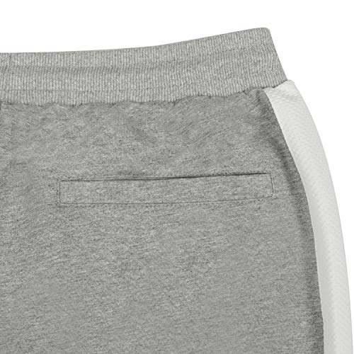 Susclude Men's Running Sweatpants With Zipper Pockets Skinny Closed-Bottom Cotton Athletic Joggers Pants For Gym Fitness Bodybuilding Gray Xxl #TOP7