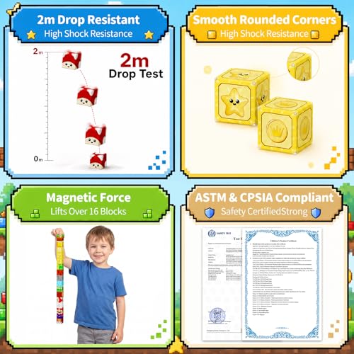 Image of Mini Magnetic Blocks for Kids Travel: 100PCS Portable Tin & Tiles