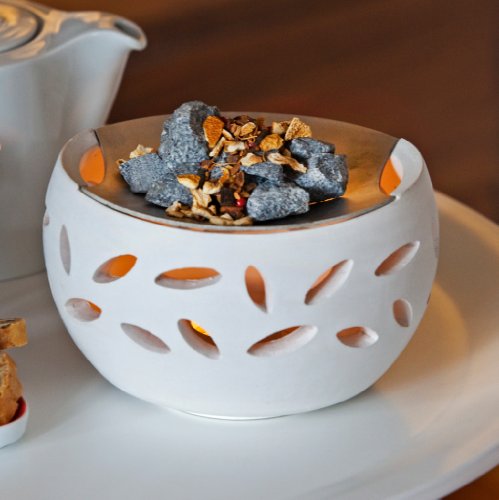 Vitalofen Luna- inkl. 3 Duftmischungen SPAR- SET- Duftlampe Stövchen Zimmersauna