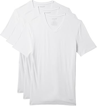 Tommy John Second Skin Modal V-Neck Stay Tucked Undershirt 3-Pack