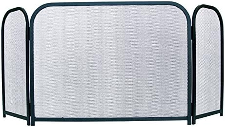Imex El Zorro 12205-N Folding Fire Guard 118 x 52 cm Black
