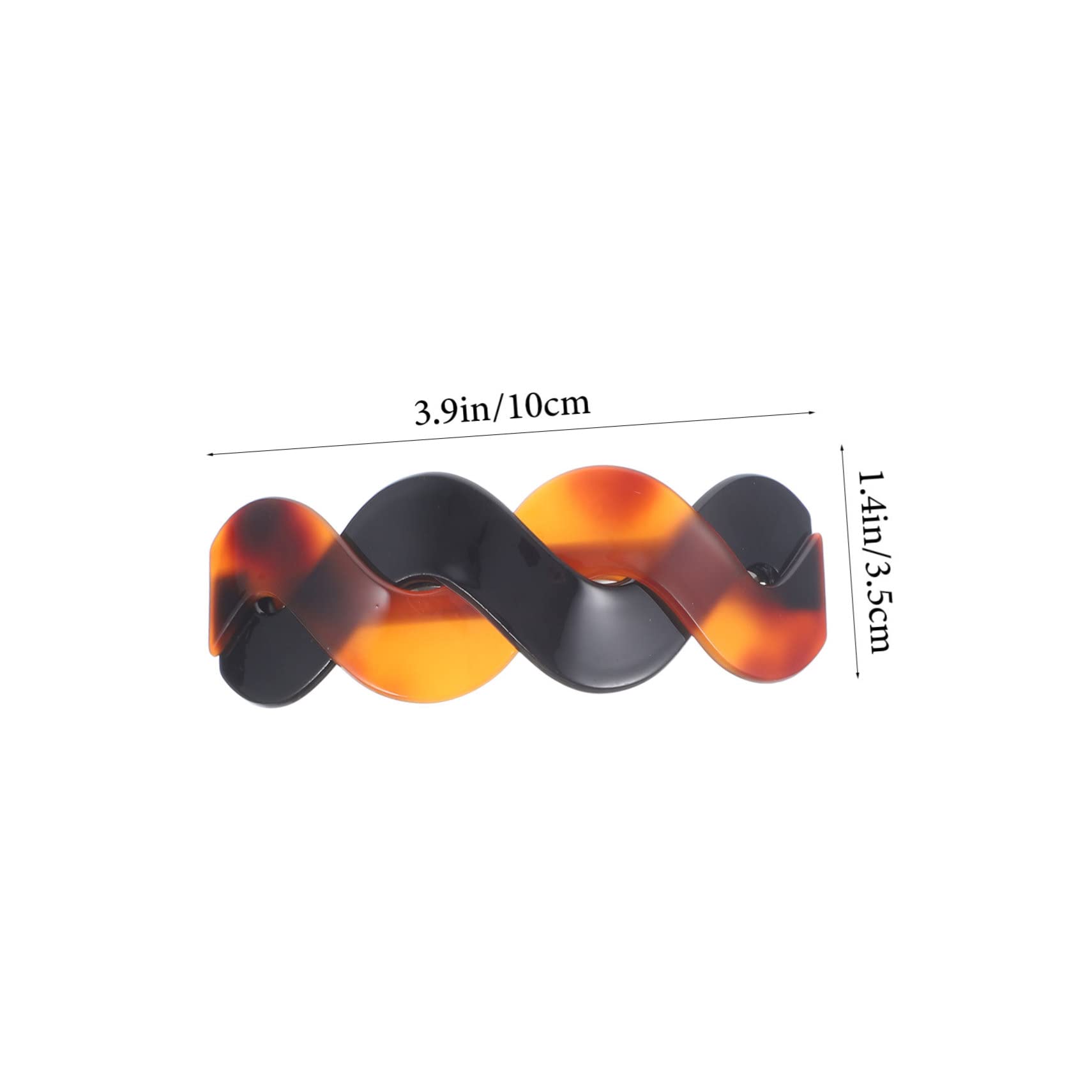 NOLITOY 10piezas Barretas De Cabello Sujetadores De Coleta y Moño Clips Para Mujeres Rojo Café y