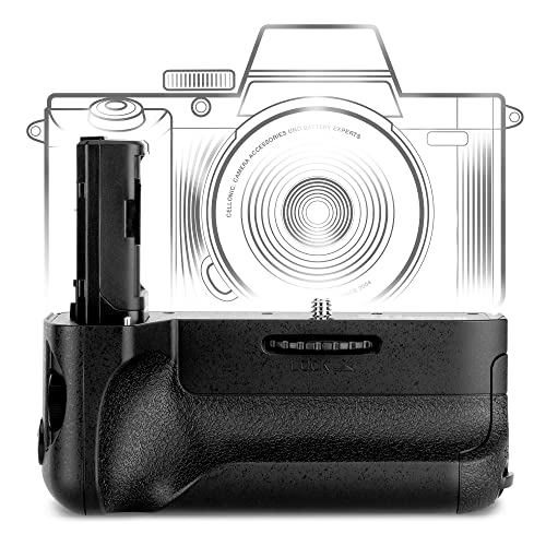 CELLONIC Empuñadura cámaras Compatible con Sony Alpha A7 II, 7R II, Grip fotografía, Camera Grip Vertical con Disparador y Compartimento para baterías VG C2EM, Rosca 1/4