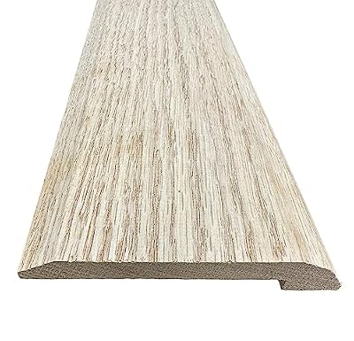 4" Wood Oak Threshold Overlap | 1/4" HIGH Overlap | 3 1/4" Overlap Width | 5/8" Total Height (3 FT)