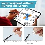 5 x końcówki S Pen do S-Pen, S Pen zamienne, kompatybilne z Samsung Galaxy Tab S7 FE, S7, S7+, S8, S8+, S8 Ultra, Note 8/9, Touch Stylus S Pen (czarny
