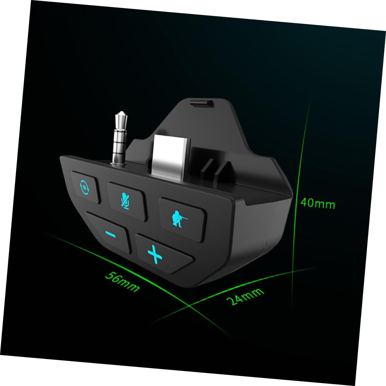 BESTonZON 3pezzi Adattatore Per Cuffie Stereo Per Compatibile Controller Audio Facile Design e Portatile