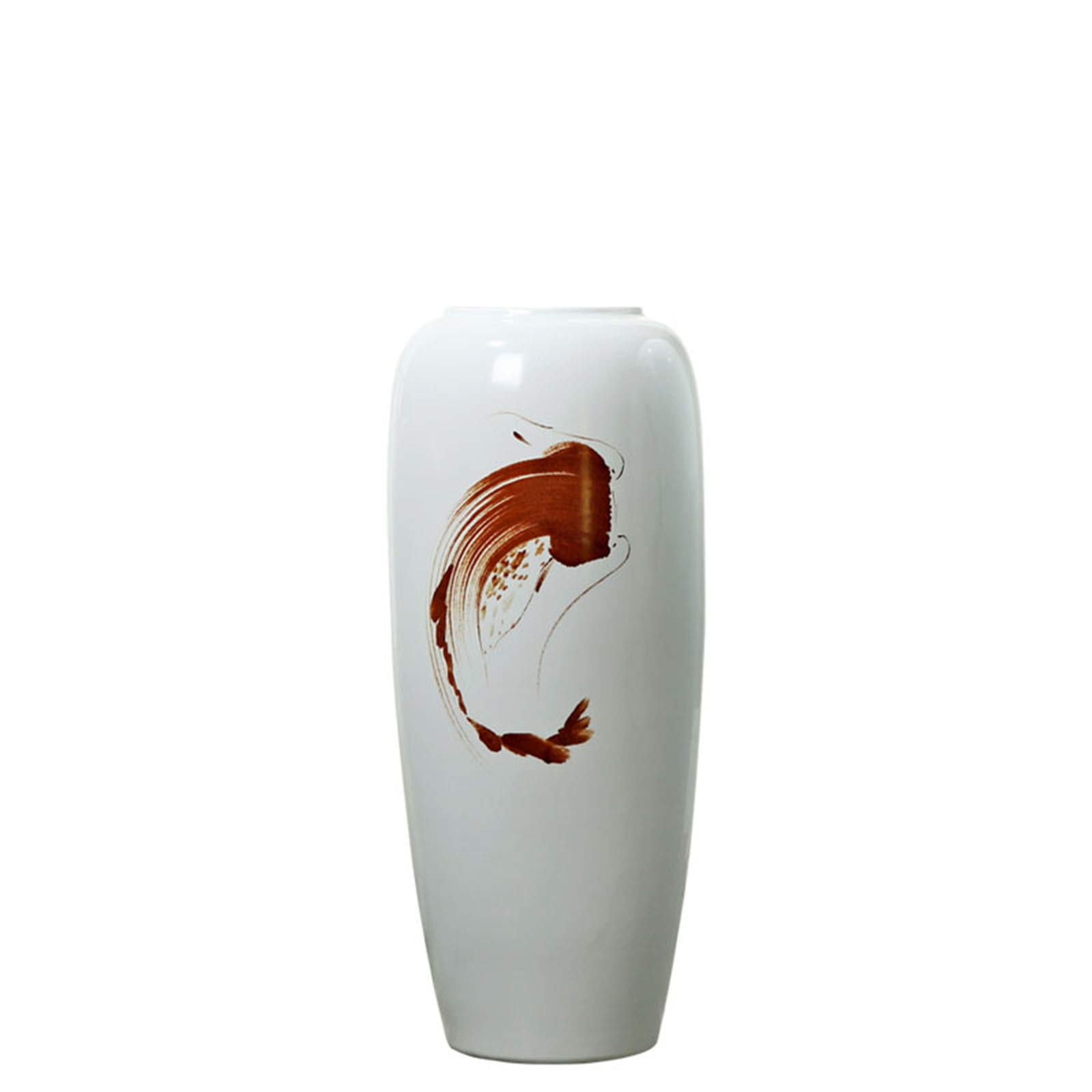 asdchZen Home Decoration Vases, Large Floor-Standing Decorative Vase Indoor Multifunction Corner Decorative Vase,26 * 60CM