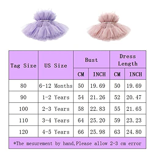 Hnxdyy Girl Tutu Party Dress Bowknot Princess Baby Girls Birthday Gown #766_C Pink 6-12 Months #TOP6