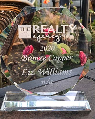 Jkk Sale Personalized Crystal Employee Retirement Appreciation Gift Plaque, Achievement Trophy -Crystal Glass Award Free Engraving #TOP1