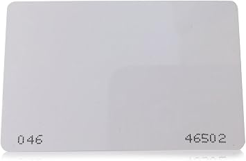 26Bit Proximity CR80 Cards Weigand Prox Blank Printable Swipe Cards Compatable with ISOProx 1386 1326 H10301 Format Readers. Works with The vast Majority of acces200pcs