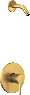 Moen UT2192NHBG Align M-CORE 3-Series 1-Handle Shower Trim Kit, Valve Required, Brushed Gold