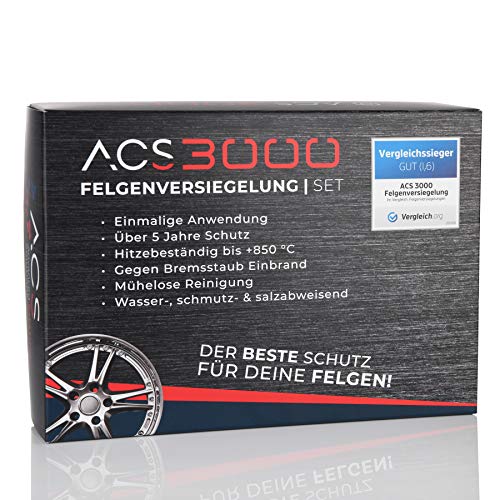 Felgenversiegelung ACS 3000 Set für langanhaltenden Schutz