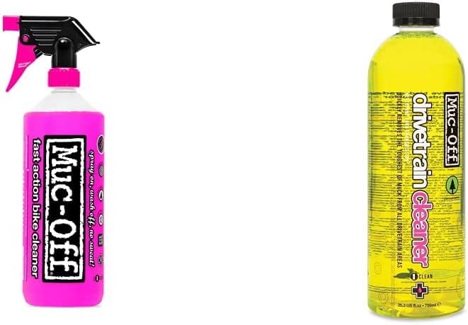 Muc-Off Nano Tech Bike Cleaner Drivetrain Cleaner Bundle