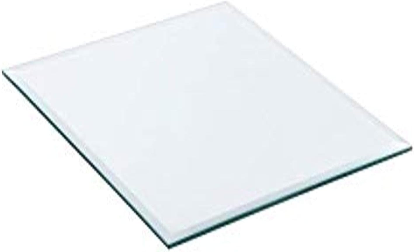 Coaster Home Furnishings Square Glass Top with 1" Bevel Clear Tempered