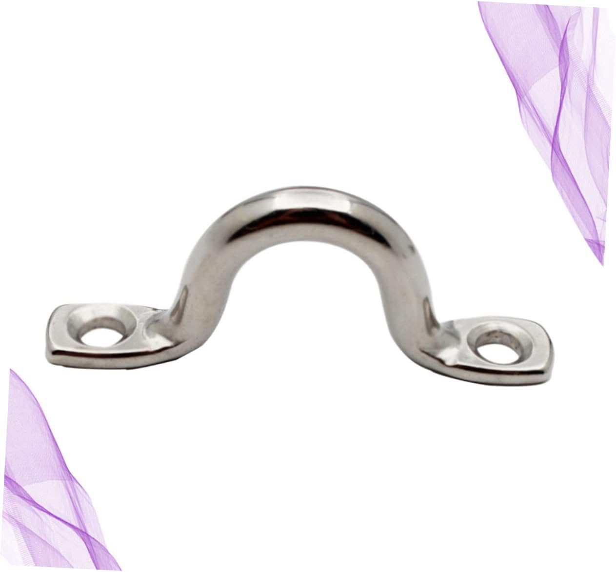 BESPORTBLE 30pcs Stainless Steel Boat Handle Hump Shape Mount for Kayak Canoe Dinghy Accessories