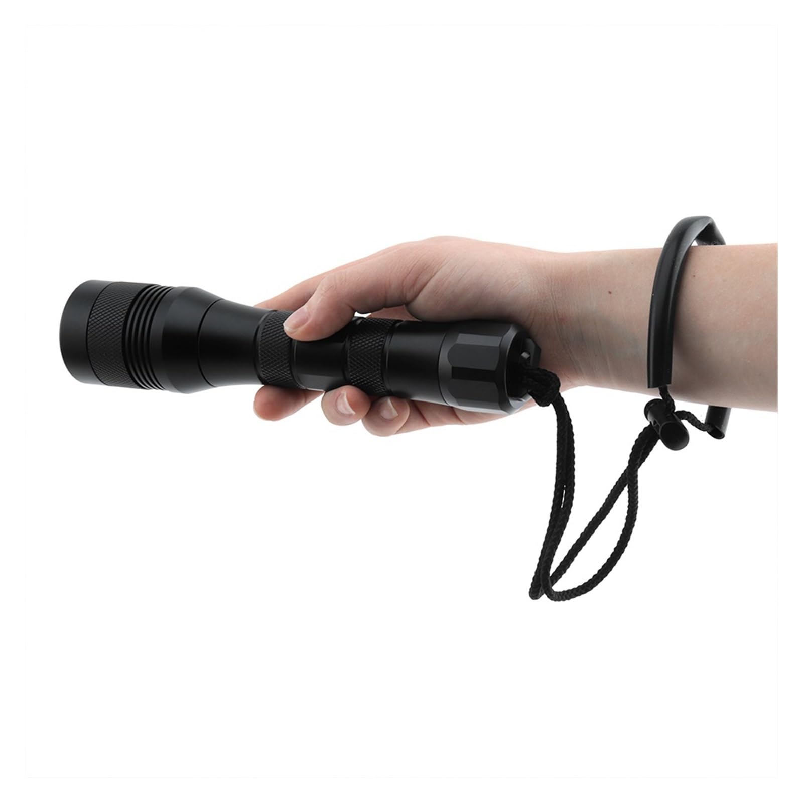 Latarka do nurkowania, Latarka do nurkowania L2 LED 1050LM pojedynczy plik IP68 podwodna latarka 150M 18650 lampa nurkowa latarnia do sportów podwodnych(No Battery)