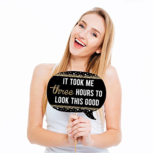 Funny Prom - Prom Night Party Photo Booth Props Kit - 10 Piece #TOP1