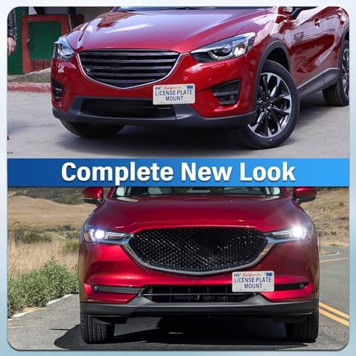 Front Bumper License Plate Mount Fits Mazda CX-50 2023-2025 by TDEBSSY - Image 2