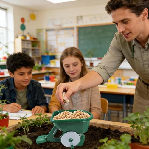 Épandeur de pelouse manuel Outils de jardin pour sel et compost