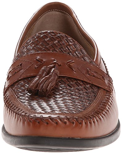 Nunn Bush Men's Strafford Woven Slip-On Loafer, Cognac, 9.5 M Us #TOP1