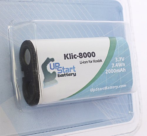 Replacement For Kodak Z712 Is Battery - Compatible With Kodak Klic-8000 Digital Camera Battery (2000Mah 3.7V Lithium-Ion) #TOP2