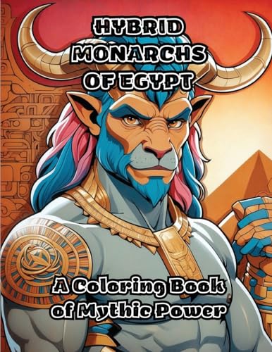 Hybrid Monarchs of Egypt: A Coloring Book of Mythic Power