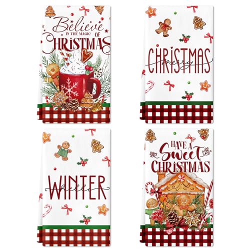 Lebsitey Christmas Kitchen Towels image