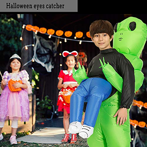 Poptrend Kids Inflatable Alien Costume Inflatable Halloween Costumes Blow Up Alien Costume For Halloween, Easter,Christmas, Festivals, Birthday Party… #TOP1