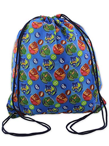 Pj Masks Boys Girls 5 Piece 16 Inch Backpack Lunch Bag And Snack Bag School Set (One Size, Blue/Multi) #TOP5
