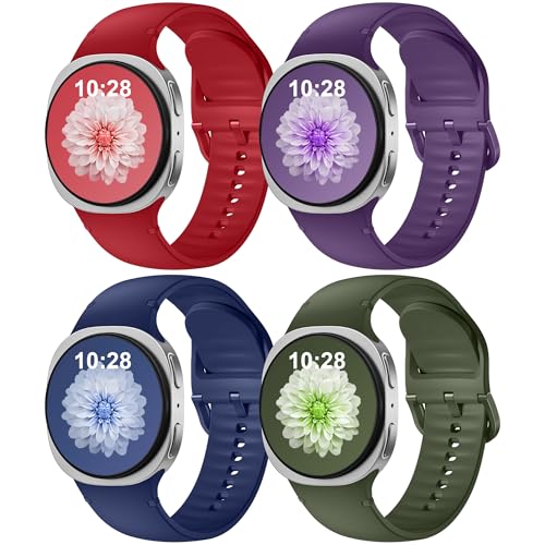 Lenrao シリコーンバンド Galaxy Watch 8 Classic 46mm対応 隙間なし 通気性 ソフトスポーツストラップ ワンクリック 防水 交換用 男女兼用の商品画像（Amazon）