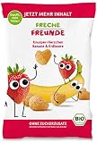 Freche Freunde Knusper-Herzchen Banane & Erdbeere, 30 g