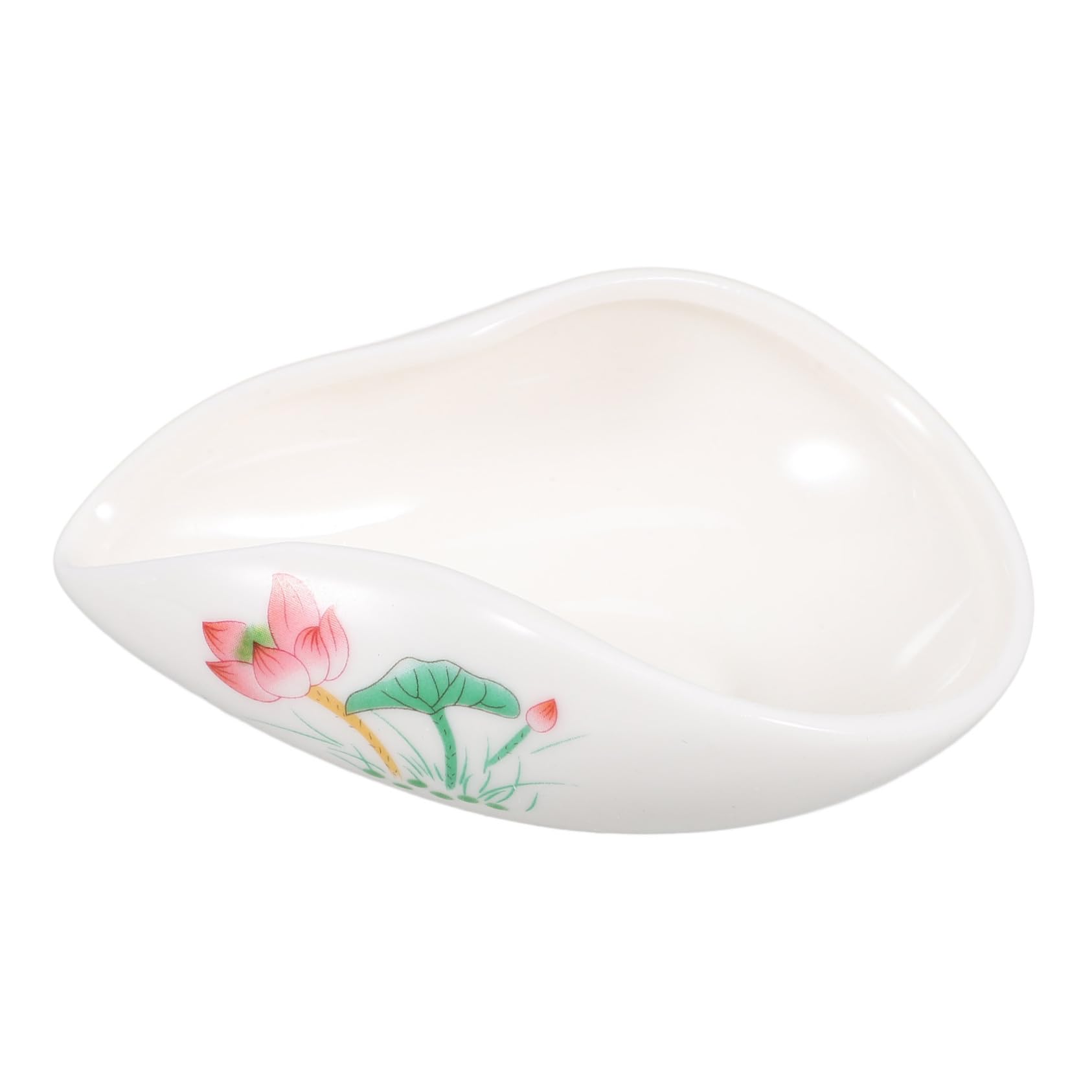 COLLBATH Vintage Ceramic Tea Shovel Decorative Loose Tea Dispenser Practical Tea Spoon for Home Use Tea Scoop Elegant Tea Accessory for Tea Lovers