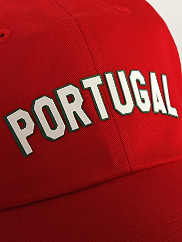 International World Sports Countries Baseball Hat Layered Pvc Letters Strapback, Portugal Red Green White #TOP1
