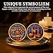 BraveBloom Last Supper Jesus Religious Challenge Coin – This is My Body, This is My Blood Luke 22:19-20 | Christian Faith Token & Spiritual Medallion | Inspirational Keepsake Gift for Men & Women