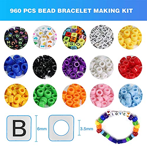 Newmind 5770 peças de contas de argila de polímero redondos planos, 6 mm, contas espaçadoras de argi