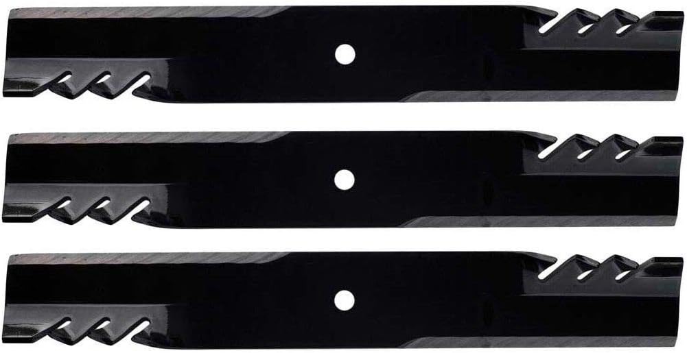 3 Pack Oregon 396-771 G6 Gator Mulcher Mower Blade for John Deere M143504 62"