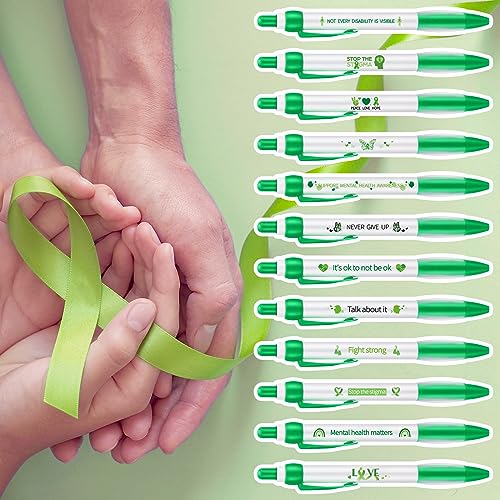 Bolígrafos Retráctiles Ctosree Conciencia Salud Mental 120 Pzs miniatura 5