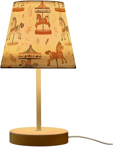 Miniatura 48 de Lámpara de mesa LED regulable con USB de 3 colores, estaca de madera de mar retro, gaviotas voladoras de 10.8 pulgadas de alto, luz de mesita de