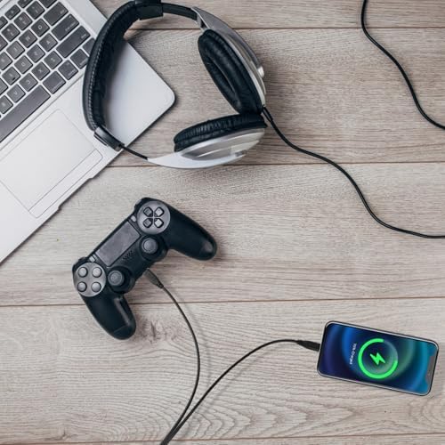 2-in-1 USB c 스플리터, 32cm/12.6인치 타입 C 데이터 케이블 충전 케이블 Y USB 전원 분배기 데이터 출력 전송 디케이브 충전 어댑터 장비, 홈 오피스 사용, 빠르고 효율적인 — 사진 6