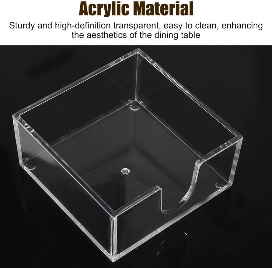 Hiwafifi Porta Asciugamani Da Bagno In Acrilico Trasparente, Verticale Con Antiscivolo, Per Tovaglioli Standard 21,6x11,4 Cm, 22,9x9,5x5,8 Cm - 4